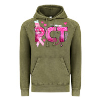 Vintage Olive breast cancer pct patient care technician Vintage Hoodie - texasbilliewilder
