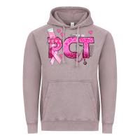 Vintage Zinc breast cancer pct patient care technician Vintage Hoodie - texasbilliewilder
