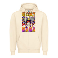 Sandshell Spooky Mama Zipper Hoodie - CowhideDigitalArt