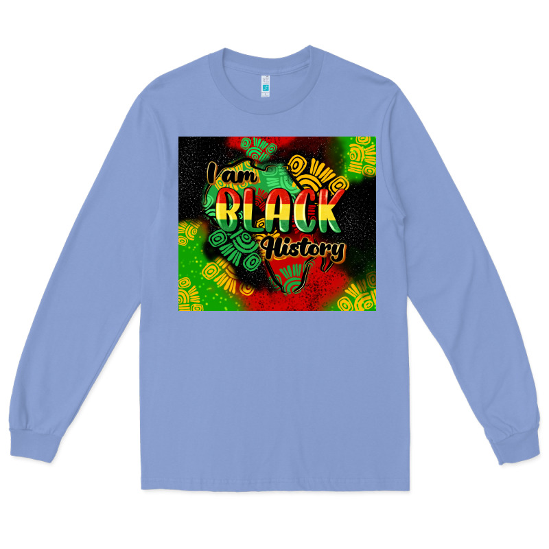 I Am Black History Tumbler Cowgirl Long Sleeve Tee by CowGirlArtShop | Teevron