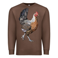 Chestnut American Game Chicken Premium Sweatshirt - LillyAllenDesigns