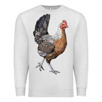Oatmeal Heather American Game Chicken Premium Sweatshirt - LillyAllenDesigns