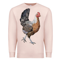 Pale Pink American Game Chicken Premium Sweatshirt - LillyAllenDesigns