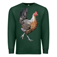 Sports Green American Game Chicken Premium Sweatshirt - LillyAllenDesigns