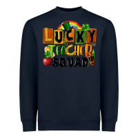 Navy lucky teacher squad St. Patricks Day Heavyweight Sweatshirt - FaDigitalArtStudio