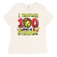 Bone i tackled days of school softball Ladies Tee - LillyAllenDesigns