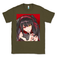 Army Green tokisaki kurumi Classic Tee - tuanDangUi
