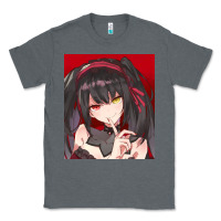 Charcoal Heather tokisaki kurumi Classic Tee - tuanDangUi
