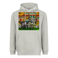 Moon Dust Western Cute Hampshire Sheep Family Heavyweight Hoodie - LillyAllenDesigns