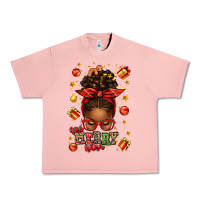 Salmon one merry nana christmas afro messy bun Urban Heavy Tee - texasbilliewilder