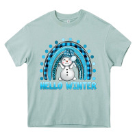 Arona hello winter rainbow with snowman bbs Heavy Core Tee - BundleAndBundleShop