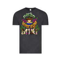 Vintage Black Nacho average Mini Vintage Tee - NancyCooperArtShop