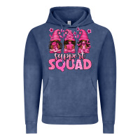 Vintage Denim breast cancer afro gnomies support squad Vintage Hoodie - texasbilliewilder