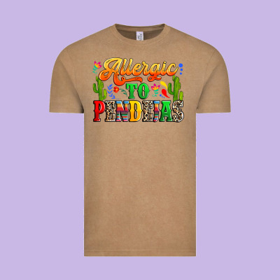 Allergic To Pendejas Vintage Tee Designed By Ranaportraitstore