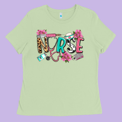 Nurse Ladies Tee Designed By Lillyallendesigns