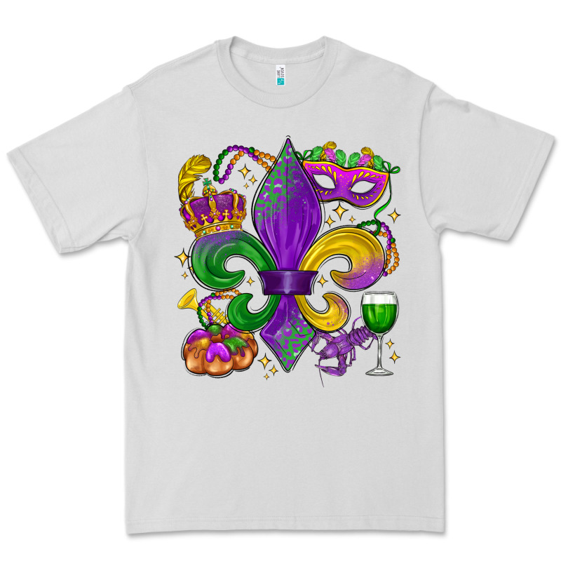 Mardi Gras Fleur De Lis Premium Tee by LillyAllenDesigns | Teevron
