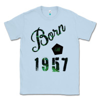 Dusty Blue Born In 1957 Classic Tee - Bettercallsaul