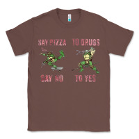 Chestnut say pizza to drugs say no to yes Classic Tee - tuanDangUi