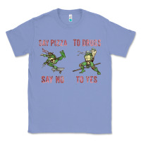 Colony Blue say pizza to drugs say no to yes Classic Tee - tuanDangUi