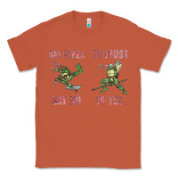 Copper say pizza to drugs say no to yes Classic Tee - tuanDangUi