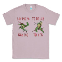 Lilac say pizza to drugs say no to yes Classic Tee - tuanDangUi
