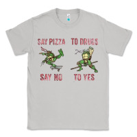 Moon Dust say pizza to drugs say no to yes Classic Tee - tuanDangUi