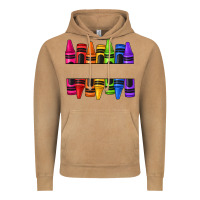 Custom Name Crayons Vintage Hoodie | Teevron