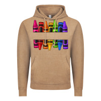Vintage Coffee custom name crayons Vintage Hoodie - texasbilliewilder