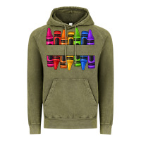 Vintage Olive custom name crayons Vintage Hoodie - texasbilliewilder
