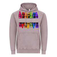 Vintage Zinc custom name crayons Vintage Hoodie - texasbilliewilder