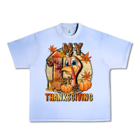 Grape Ice My 1st Thanksgiving Urban Heavy Tee - NancyCooperArtShop