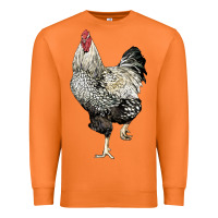 Carrot wyandotte rooster Premium Sweatshirt - LillyAllenDesigns