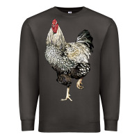 Smoke wyandotte rooster Premium Sweatshirt - LillyAllenDesigns