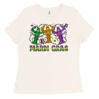 Bone mardi gras crawfish Ladies Tee - LillyAllenDesigns