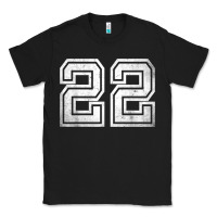 Black Number 22 Sports Jersey Lucky No. Birthday Age Vintage Classic Tee - tuanDangUi