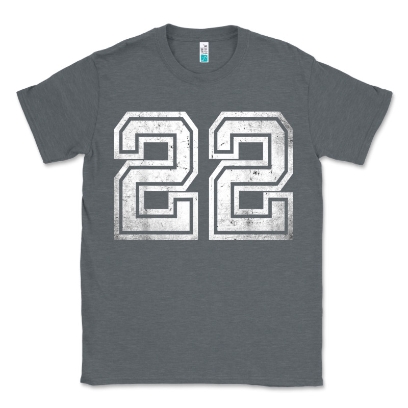 Number 22 Sports Jersey Lucky No. Birthday Age Vintage Classic Tee by tuanDangUi | Teevron