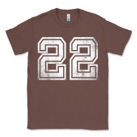 Chestnut Number 22 Sports Jersey Lucky No. Birthday Age Vintage Classic Tee - tuanDangUi