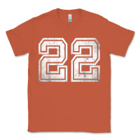 Copper Number 22 Sports Jersey Lucky No. Birthday Age Vintage Classic Tee - tuanDangUi