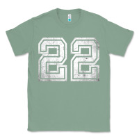 Sage Number 22 Sports Jersey Lucky No. Birthday Age Vintage Classic Tee - tuanDangUi
