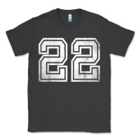 Smoke Number 22 Sports Jersey Lucky No. Birthday Age Vintage Classic Tee - tuanDangUi