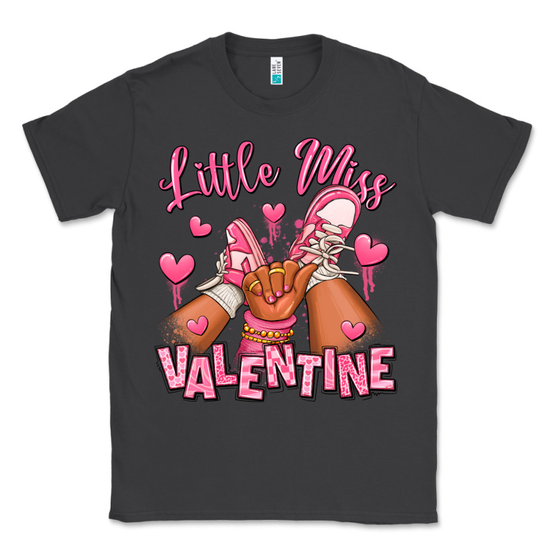 Little Miss Valentine Afro Kid Sneakers Classic Tee by RanaPortraitStore | Teevron