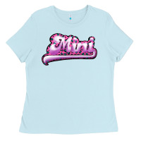 Baby Blue Mini Leopard Ladies Tee - RanaPortraitStore
