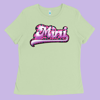 Mini Leopard Ladies Tee Designed By Ranaportraitstore