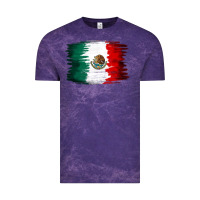 Cloud Purple Mexican flag Vintage Tee - NancyCooperArtShop
