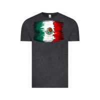 Vintage Black Mexican flag Vintage Tee - NancyCooperArtShop