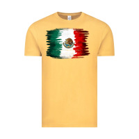 Vintage Mustard Mexican flag Vintage Tee - NancyCooperArtShop