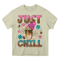 Mossy just chill with coffee bean bbs Heavy Core Tee - BundleAndBundleShop
