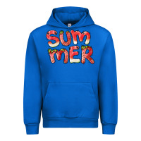 Cobalt summer watermelon and strawberry Urban Hoodie - BarkalooDesign