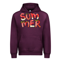 Mauve Wine summer watermelon and strawberry Urban Hoodie - BarkalooDesign