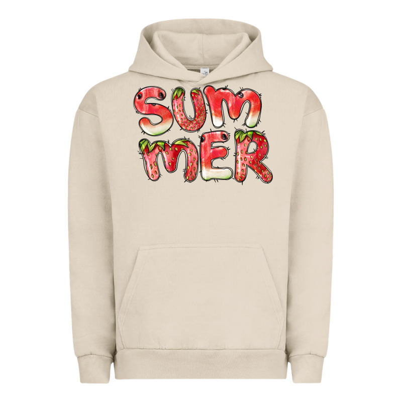 Summer Watermelon And Strawberry Urban Hoodie by BarkalooDesign | Teevron
